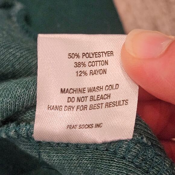 Feat Blanketblend Hoodie Unisex Size L Soft Cozy Shaded Spruce Green ButterWash - Picture 13 of 13